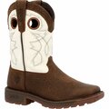 Rocky Kid's Legacy 32 Western Boot, DARK BROWN, M, Size 10 RKW0388C